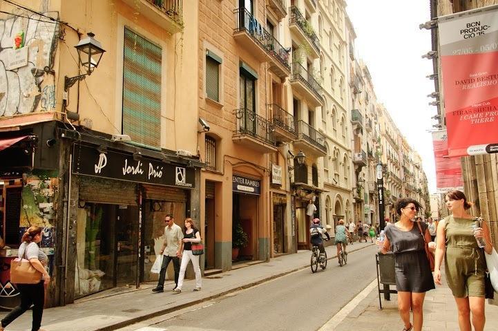 バルセロナ Center-Ramblasゲストハウス エクステリア 写真